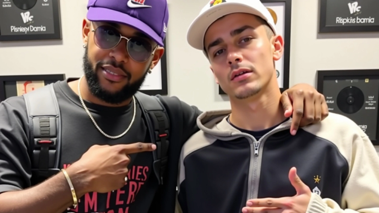 MC Hariel e Memphis Depay: rapper e jogador do Corinthians gravam música juntos